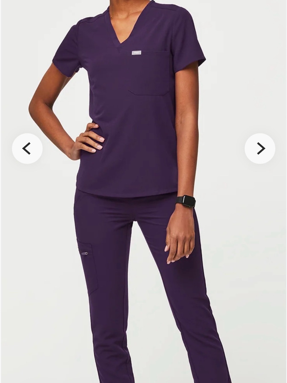 Figs Purple Jam Scrub Set